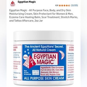EGYPTIAN MAGIC - All Purpose Face, Body, Dry Skin Moisturizing Cream 2 oz New